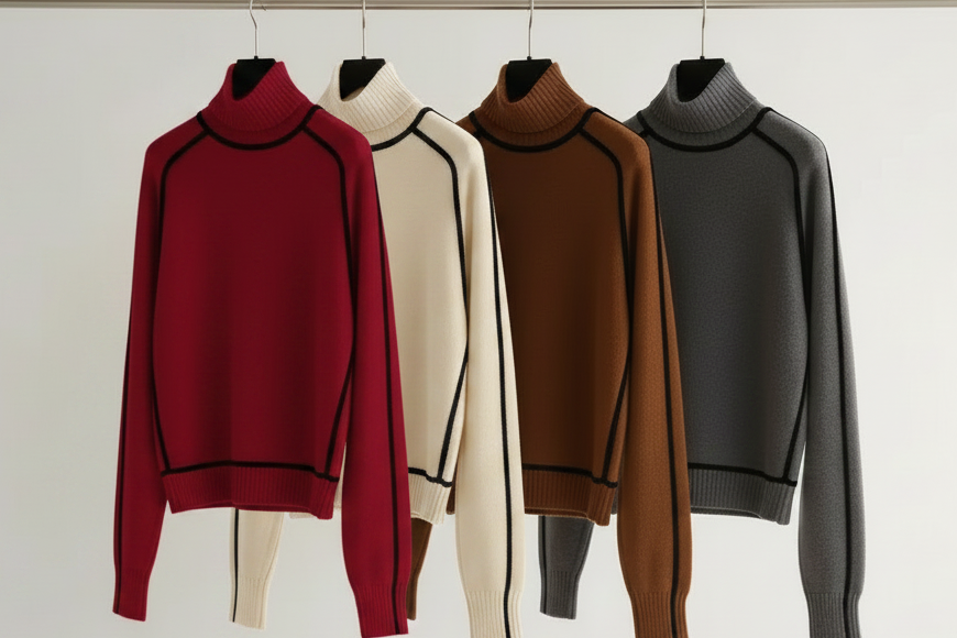 4 Colourways - Red, Cream, Brown, Grey