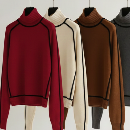 4 Colourways - Red, Cream, Brown, Grey