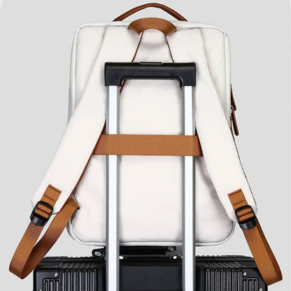 Women Backpack Business Commuter Daypack College Students Schoolbags Laptop Bag Short Trip Storage Waterproof Travel Rucksack