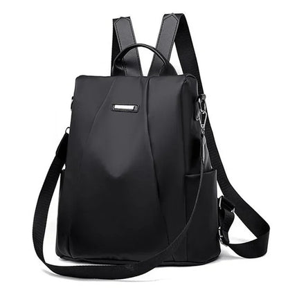 New Fashion Nylon Solid Color Lightweight Waterproof Large Capacity Detachable Shoulder Strap Multi Functional Women'S Backpack