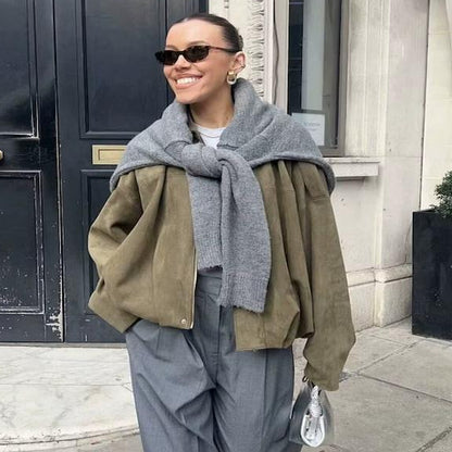 Luxe Bomber Jacket