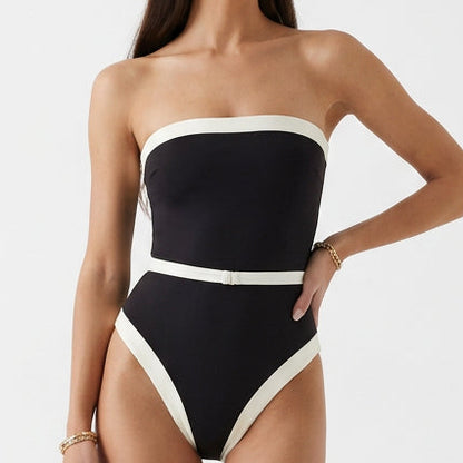 The Monokini Swimsuit – Push-Up, High-Waist, Quick-Dry