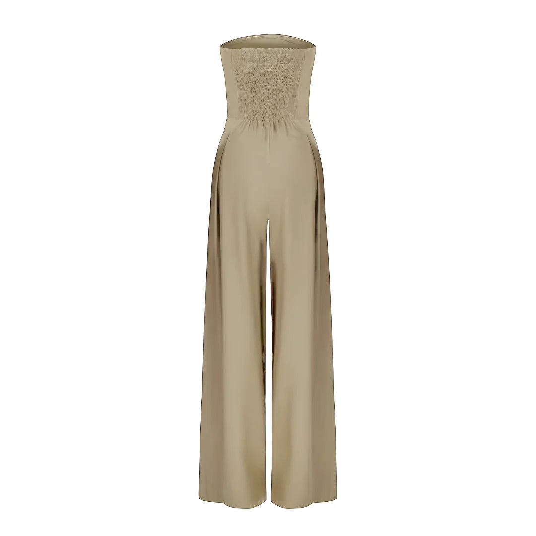 Ceria - Elegant Strapless Jumpsuit