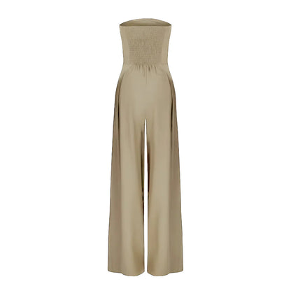 Ceria - Elegant Strapless Jumpsuit