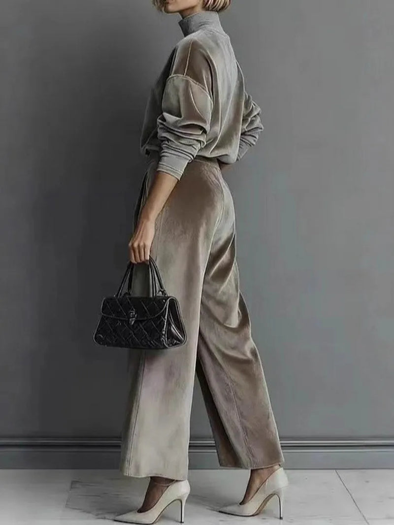 2 Pieces Women'S Sets 2026 Spring Autumn Pullover Suit Long Sleeve Tops and Pants Suits Two Piece Set Tracksuit Outfit