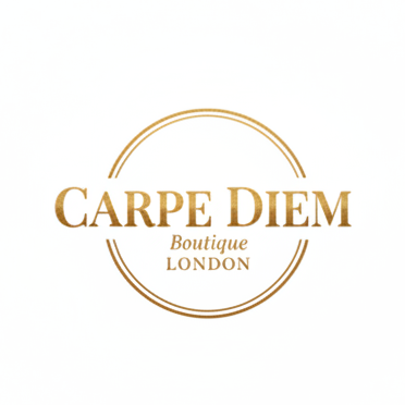 Carpe Diem London Circular Gold Sundial Logo