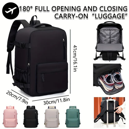 Backpack, Multifunctional, Large Capacity Backpack, Business Travel Luggage Bag, Travel Boarding Bag, Lightweight Computer Bag